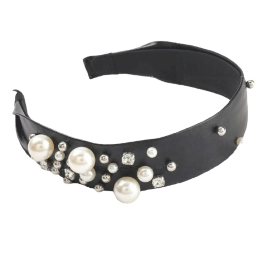 Pearls & Rhinestone Headband
